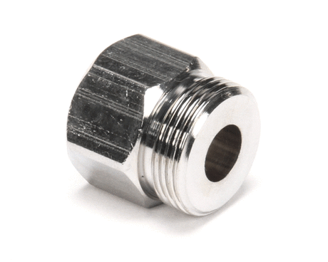 T&amp;S BRASS PARTS T&amp;S Brass 000729-40 Hose Inlet Nut Chrome-Plated Brass - SKU TS000729-40