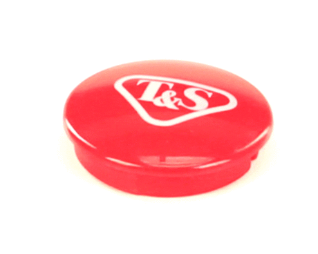 T&amp;S BRASS PARTS T&amp;S Brass 001193-19NS Snap-In Index Button Red (T&amp;s Logo) - SKU TS001193-19NS