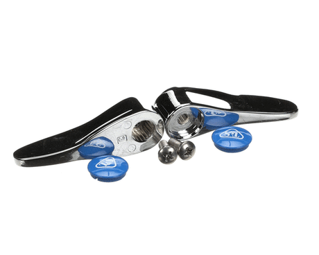 T&amp;S BRASS PARTS T&amp;S Brass 001636-45NS-M2 New-Style Lever Handles Blue Indexes (T - SKU TS001636-45NS-M2
