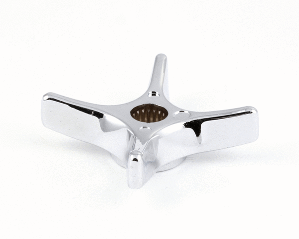 T&amp;S BRASS PARTS T&amp;S Brass 002521-45 4-ARM Kitchen Handle Chrome-Plated - SKU TS002521-45