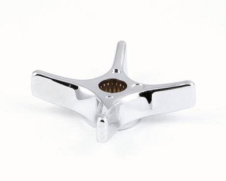 T&amp;S BRASS PARTS T&amp;S Brass 002521-45 4-ARM Kitchen Handle Chrome-Plated - SKU TS002521-45