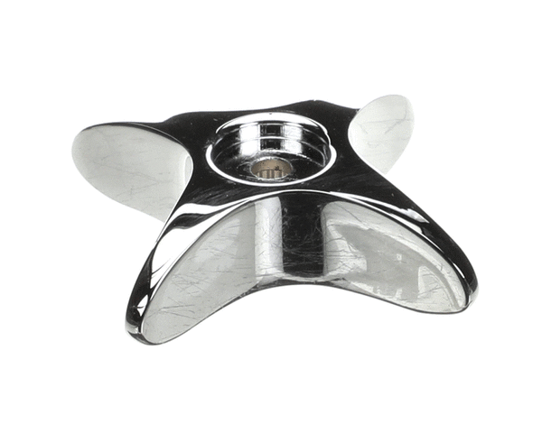 T&S BRASS PARTS T&S Brass 002521-45NS 4-ARM Kitchen Handle Chrome-Plated - SKU TS002521-45NS