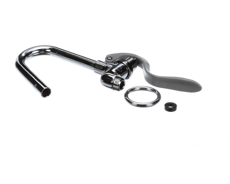 T&amp;S BRASS PARTS T&amp;S Brass 002851-40 Hook Nozzle And Self-Closing Valve (Gray - SKU TS002851-40
