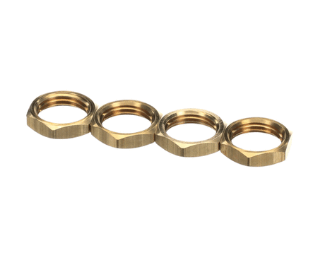 T&amp;S BRASS PARTS T&amp;S Brass 002954-45M Brass Lock Nuts 1/2-14NPSL (QTY=4) - SKU TS002954-45M
