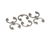 T&S BRASS PARTS T&S Brass 012512-45M E-Style Snap Ring New Style (QTY=6) - SKU TS012512-45M