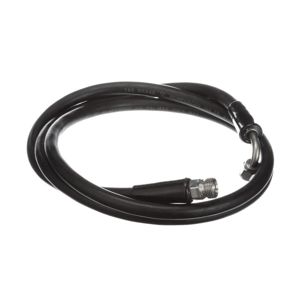 T&S BRASS PARTS T&S Brass 018327-45 Black Hose Assembly For 6' Combi-Oven Ho - SKU TS018327-45