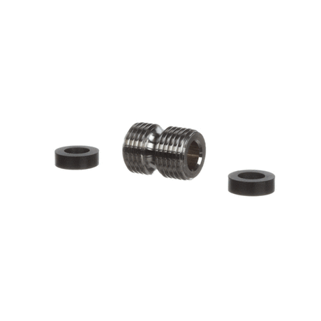 T&amp;S BRASS PARTS T&amp;S Brass 098A 3/4-14UN Male X Male Fitting W/ Hose Was - SKU TS098A