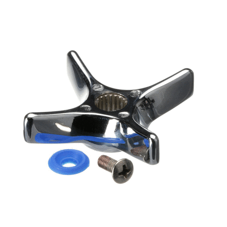 T&amp;S BRASS PARTS T&amp;S Brass 175FC 4-ARM Kitchen Handle W/ Cold Button &amp; Sc - SKU TS175FC