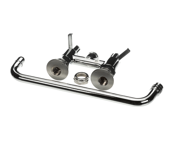 T&amp;S BRASS PARTS T&amp;S Brass 5F-4DLX12 Faucet Deck Mount 4 Centers 12 Swing - SKU TS5F-4DLX12