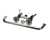 T&S BRASS PARTS T&S Brass 5F-4DLX12 Faucet Deck Mount 4 Centers 12 Swing - SKU TS5F-4DLX12