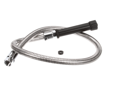 T&amp;S BRASS PARTS T&amp;S Brass 5HSE44 Hose 44 Flex Stainless Steel Black Han - SKU TS5HSE44