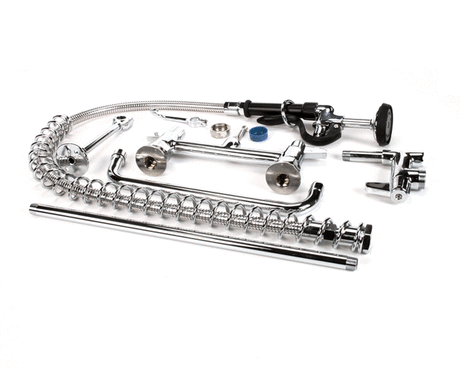 T&amp;S BRASS PARTS T&amp;S Brass 5PR-8D12 Pre-Rinse Unit 8 Deck Mount Add-On Fau - SKU TS5PR-8D12