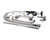 T&S BRASS PARTS T&S Brass 5PR-8D12 Pre-Rinse Unit 8 Deck Mount Add-On Fau - SKU TS5PR-8D12