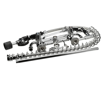T&amp;S BRASS PARTS T&amp;S Brass 5PR-8W12-C Pre-Rinse Unit: 8 Wall Mount Low-Flow S - SKU TS5PR-8W12-C