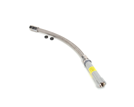 T&amp;S BRASS PARTS T&amp;S Brass B-0020-H 20 Flexible S'steel Hose W/ Gray Handle - SKU TSB-0020-H