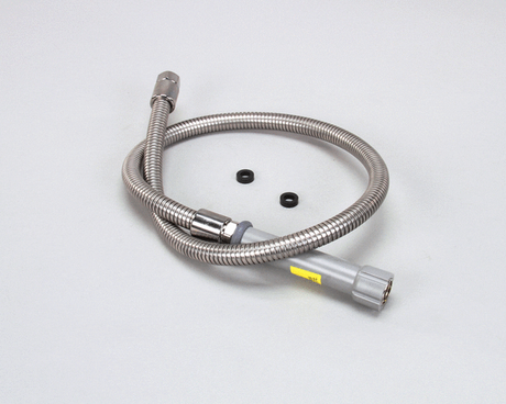 T&amp;S BRASS PARTS T&amp;S Brass B-0044-H Hose 44 Flexible Stainless Steel (Gray - SKU TSB-0044-H