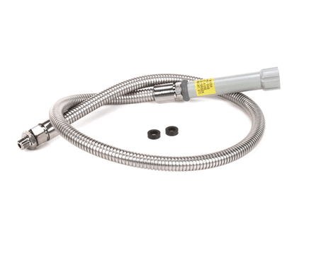 T&amp;S BRASS PARTS T&amp;S Brass B-0044-HF Hose 44 Flexible Stainless Steel With A - SKU TSB-0044-HF