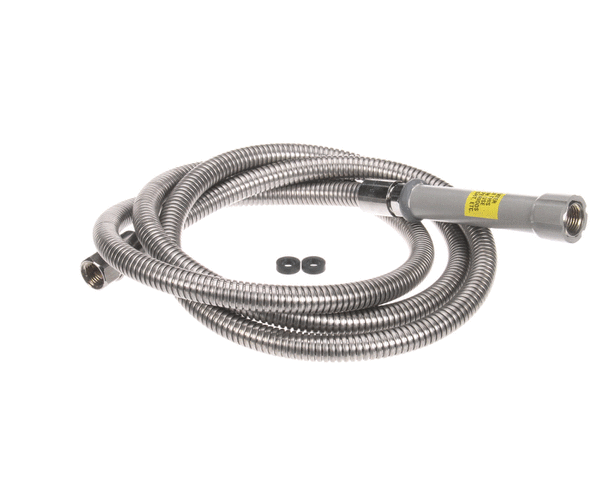 T&S BRASS PARTS T&S Brass B-0096-H Hose 96 Flexible Stainless Steel (Gray - SKU TSB-0096-H