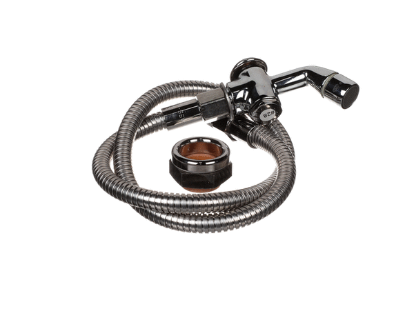 T&amp;S BRASS PARTS T&amp;S Brass B-0101-BKF Push Button Spray Valve 36 Stainless Fl - SKU TSB-0101-BKF