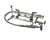 T&S BRASS PARTS T&S Brass B-0133-12-CR-B Pre-Rinse Unit W/ Ceramas & Wall Bracket - SKU TSB-0133-12-CR-B