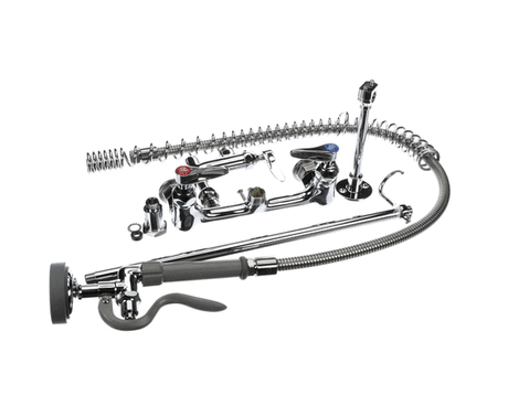 T&amp;S BRASS PARTS T&amp;S Brass B-0133-ADF-LN Easyinstall Pre-Rinse Spring Action Wa - SKU TSB-0133-ADF-LN