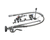 T&S BRASS PARTS T&S Brass B-0133-ADF-LN Easyinstall Pre-Rinse Spring Action Wa - SKU TSB-0133-ADF-LN