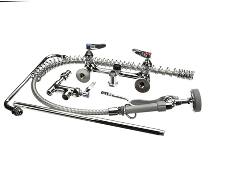 T&amp;S BRASS PARTS T&amp;S Brass B-0133-ADF12 Easyinstall Pre-Rinse Spring Action Wa - SKU TSB-0133-ADF12