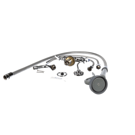 T&amp;S BRASS PARTS T&amp;S Brass B-0160 Spray Assembly Single Hole Base Angled - SKU TSB-0160