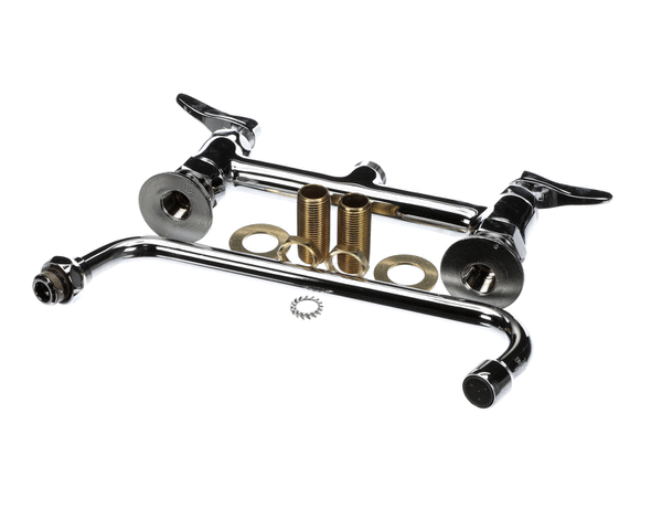T&amp;S BRASS PARTS T&amp;S Brass B-0220-061XCRF1 8 Deck Mount Faucet Ceramas 10 Swing N - SKU TSB-0220-061XCRF1