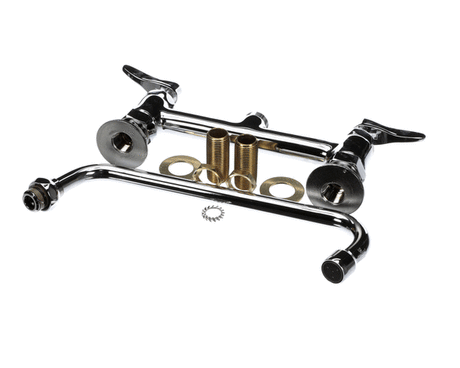 T&amp;S BRASS PARTS T&amp;S Brass B-0220-061XCRF1 8 Deck Mount Faucet Ceramas 10 Swing N - SKU TSB-0220-061XCRF1