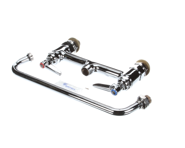 T&amp;S BRASS PARTS T&amp;S Brass B-0221-CC Double Pantry Faucet Deck Mount 8 Cent - SKU TSB-0221-CC