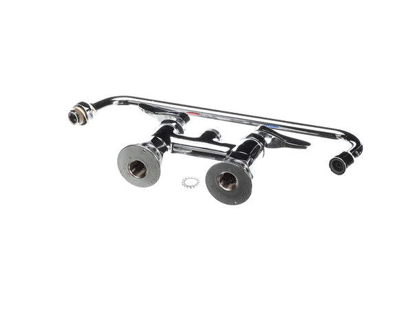 T&amp;S BRASS PARTS T&amp;S Brass B-0225-CR Double Pantry Faucet Deck Mount 4 Cent - SKU TSB-0225-CR