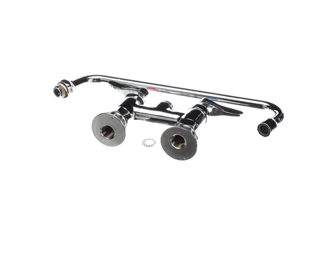 T&amp;S BRASS PARTS T&amp;S Brass B-0225-CR Double Pantry Faucet Deck Mount 4 Cent - SKU TSB-0225-CR
