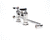 T&S BRASS PARTS T&S Brass B-0225 Double Pantry Faucet Deck Mount 4 Cent - SKU TSB-0225