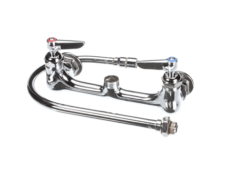 T&amp;S BRASS PARTS T&amp;S Brass B-0230-134XA-CR 8 Wall Mount Faucet 1/2NPT Female Inlet - SKU TSB-0230-134XA-CR