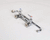 T&S BRASS PARTS T&S Brass B-0230 Double Pantry Faucet Wall Mount 8 Cent - SKU TSB-0230