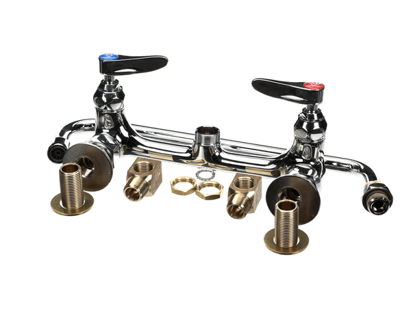 T&amp;S BRASS PARTS T&amp;S Brass B-0231-02 8 Wall Mount Faucet 1/2 NPT Elbows 12 - SKU TSB-0231-02