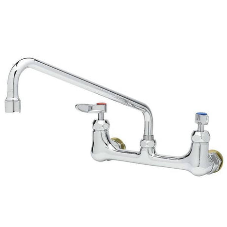 T&amp;S BRASS PARTS T&amp;S Brass B-0231-CC-CR 8 C/C Double Pantry Faucet Wall Mount - SKU TSB-0231-CC-CR