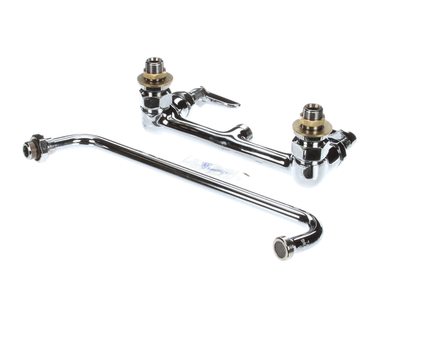T&S BRASS PARTS T&S Brass B-0231-CC Double Pantry Faucet Wall Mount 8 Cent - SKU TSB-0231-CC