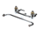 T&S BRASS PARTS T&S Brass B-0231-CC Double Pantry Faucet Wall Mount 8 Cent - SKU TSB-0231-CC