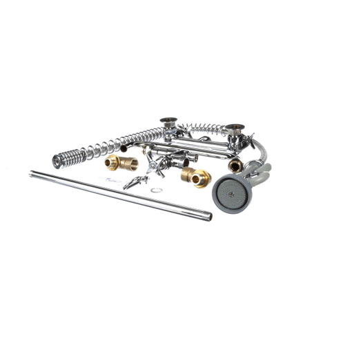 T&amp;S BRASS PARTS T&amp;S Brass B-0287 Big-Flo Pre-Rinse Unit: 8 Wall Mount 12 - SKU TSB-0287
