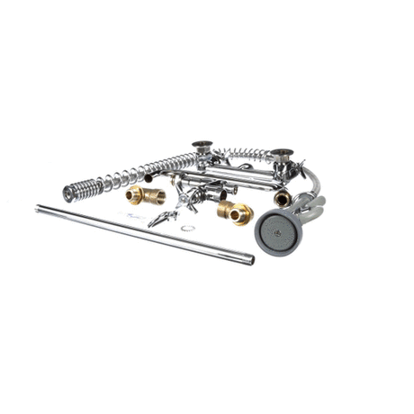 T&amp;S BRASS PARTS T&amp;S Brass B-0287 Big-Flo Pre-Rinse Unit: 8 Wall Mount 12 - SKU TSB-0287