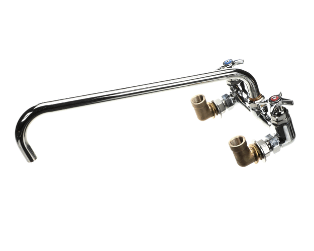 T&S BRASS PARTS T&S Brass B-0291 Big-Flo Mixing Faucet Wall Mount 8 Cen - SKU TSB-0291