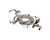 T&S BRASS PARTS T&S Brass B-0305-PF96H-CR Pot Filler Single Hole Single Temp CE - SKU TSB-0305-PF96H-CR