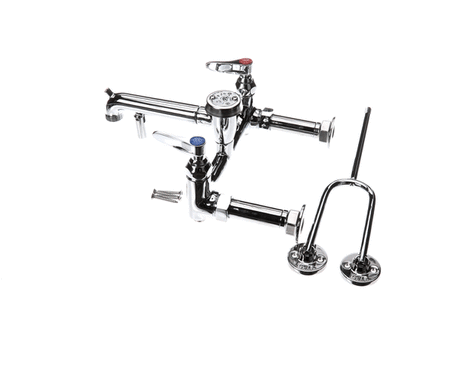 T&amp;S BRASS PARTS T&amp;S Brass B-0655-BSTP Service Sink Faucet Wall Mount 8 Cente - SKU TSB-0655-BSTP