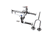 T&S BRASS PARTS T&S Brass B-0655-BSTP Service Sink Faucet Wall Mount 8 Cente - SKU TSB-0655-BSTP