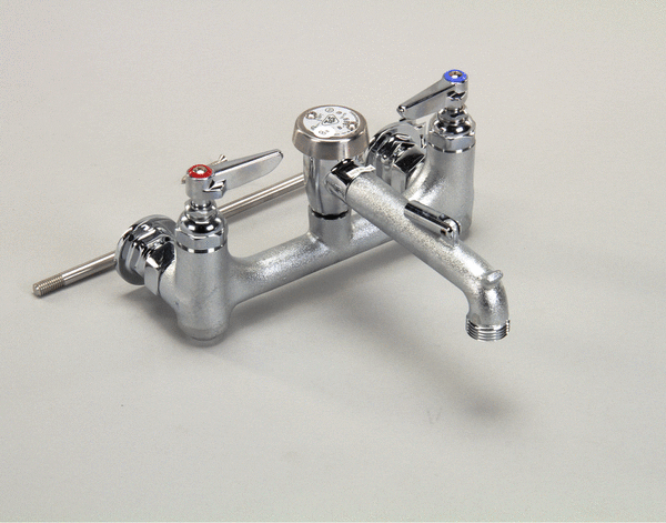 T&S BRASS PARTS T&S Brass B-0665-BSTR Service Sink Faucet Wall Mount 8 Cente - SKU TSB-0665-BSTR