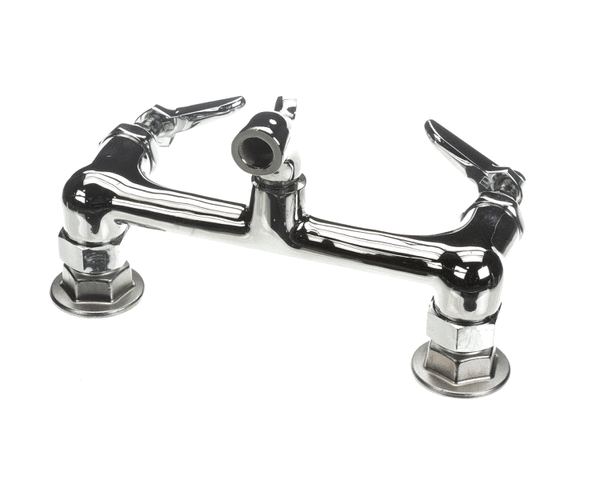 T&amp;S BRASS PARTS T&amp;S Brass B-0672-POL Service Sink Faucet Wall Mount 8 Cente - SKU TSB-0672-POL