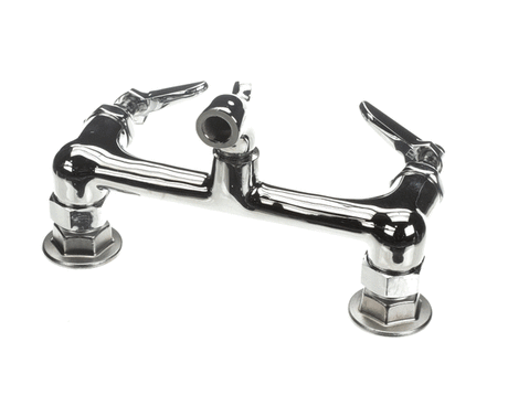 T&amp;S BRASS PARTS T&amp;S Brass B-0672-POL Service Sink Faucet Wall Mount 8 Cente - SKU TSB-0672-POL