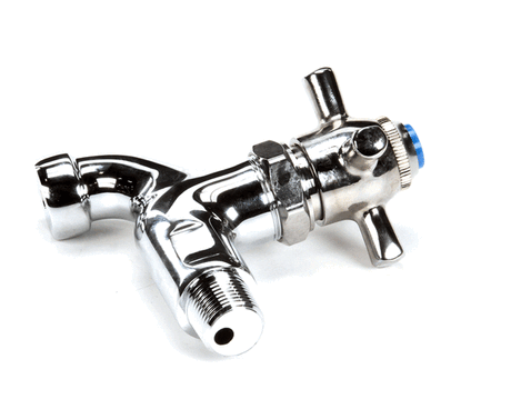 T&amp;S BRASS PARTS T&amp;S Brass B-0708 Sill Faucet Self-Closing 1/2 NPT Male - SKU TSB-0708